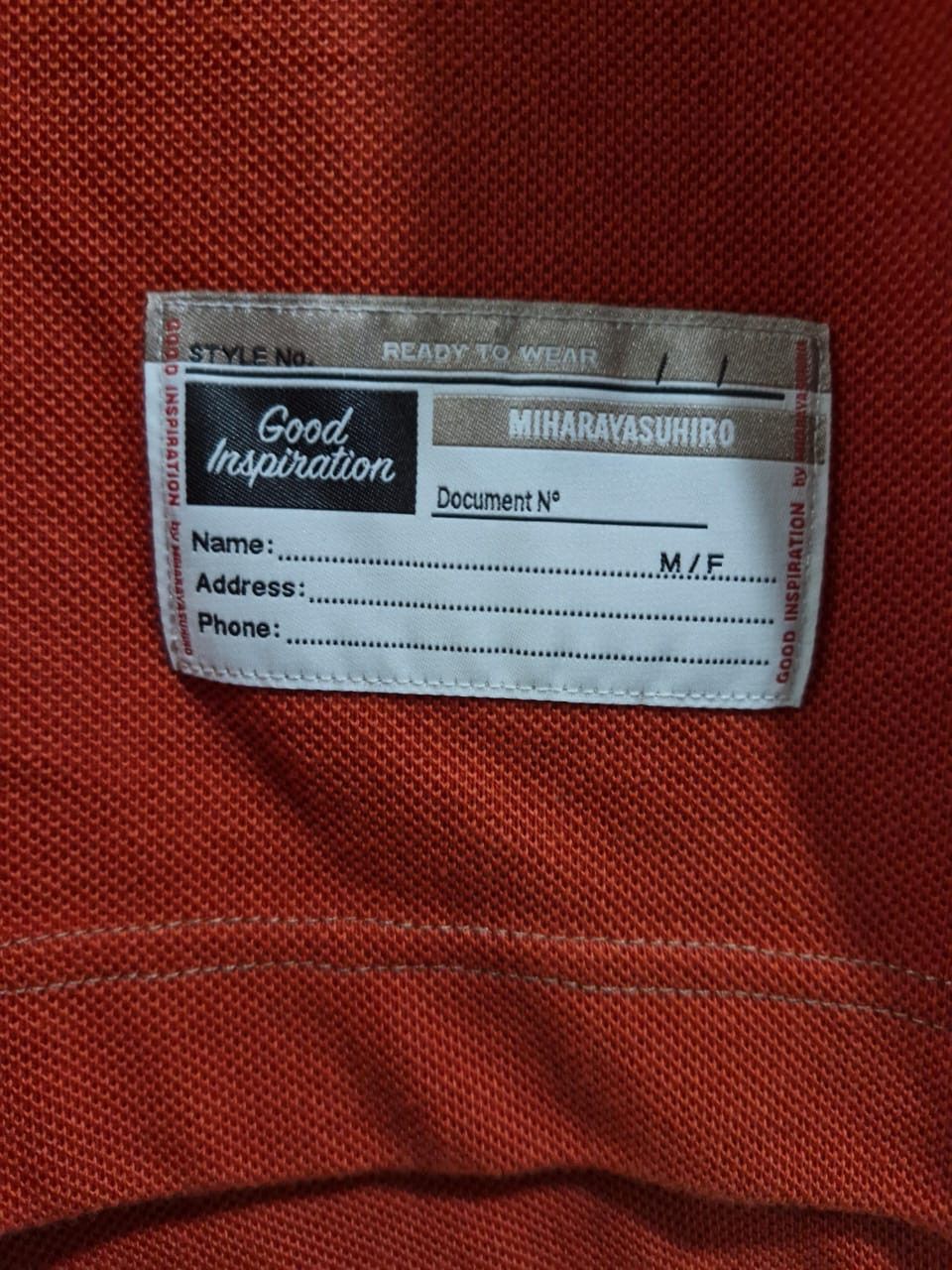 GU Mihara Yasuhiro Split Panel Shirt / Sweat Hybrid (S) Size US S / EU 44-46 / 1 - 4 Thumbnail