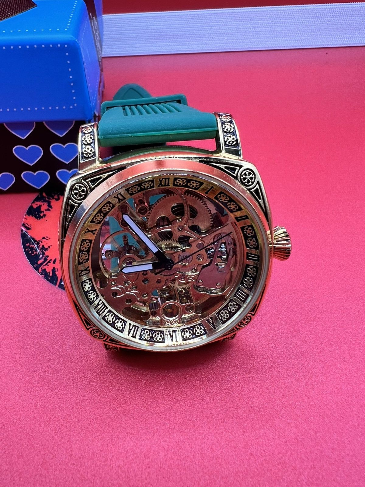 Other Mechanical Men's Watch Retro Style Skeleton Size ONE SIZE - 2 Thumbnail