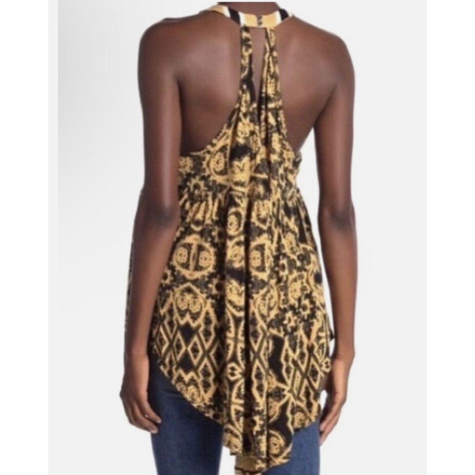 Free People Free People Mimi Tunic in Black Combo, Size Medium, NWT Size M / US 6-8 / IT 42-44 - 4 Thumbnail