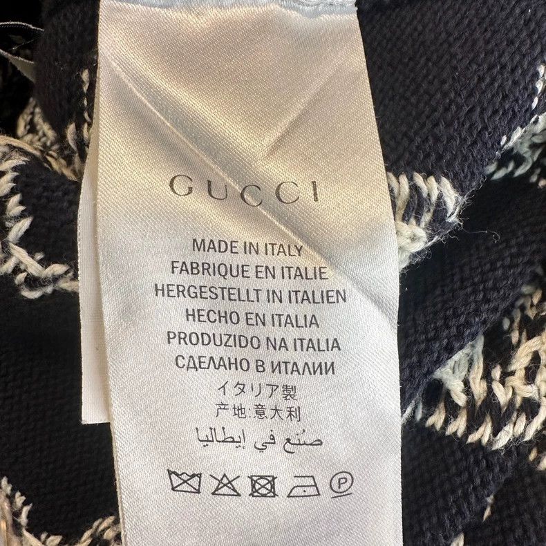 Gucci Gucci Full-print old-fashioned knitted cardigan sweatshirt Size US M / EU 48-50 / 2 - 4 Thumbnail