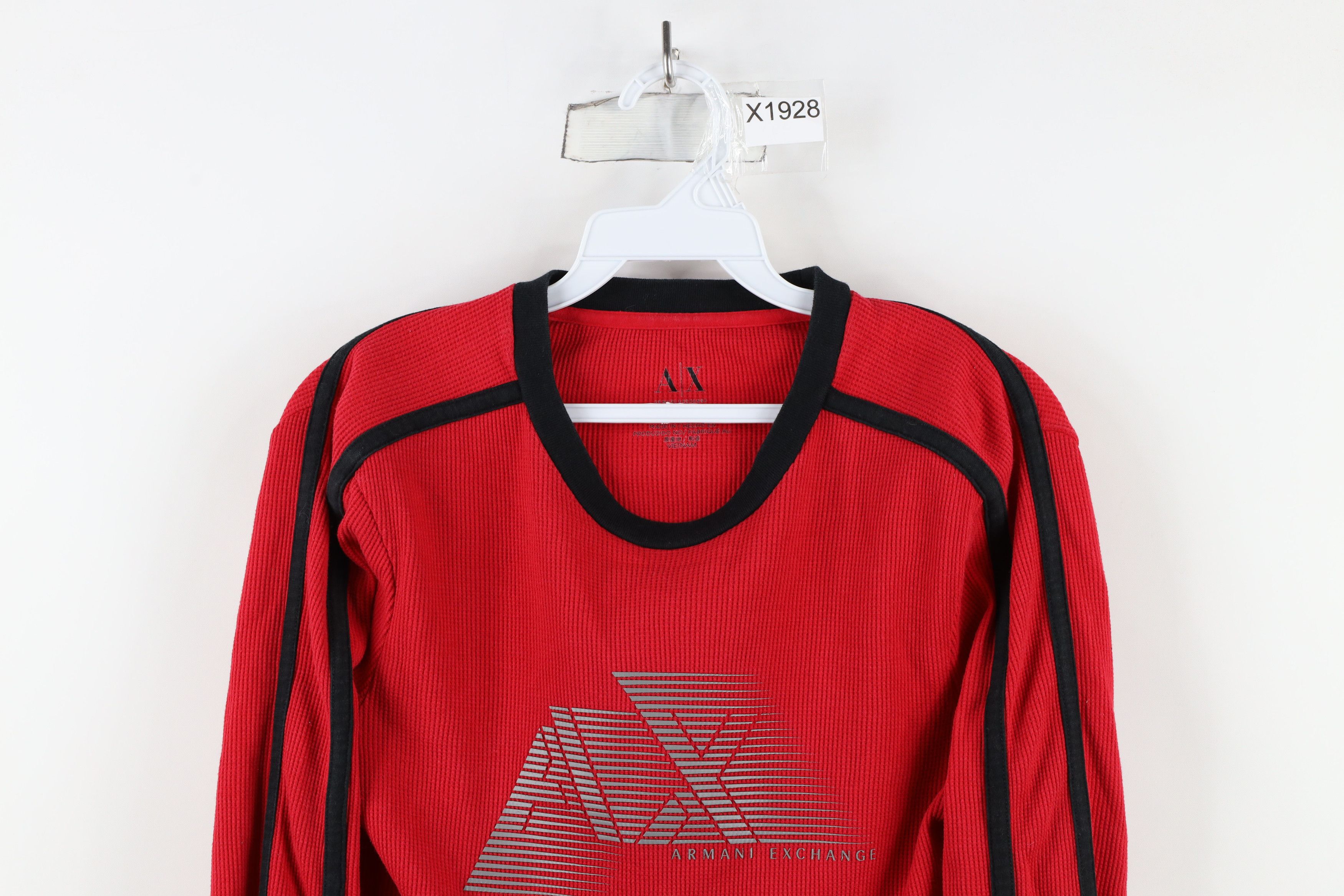 Armani Exchange × Vintage Armani Exchange Thermal Waffle Knit Long Sleeve T-Shirt Size US XS / EU 42 / 0 - 2 Thumbnail