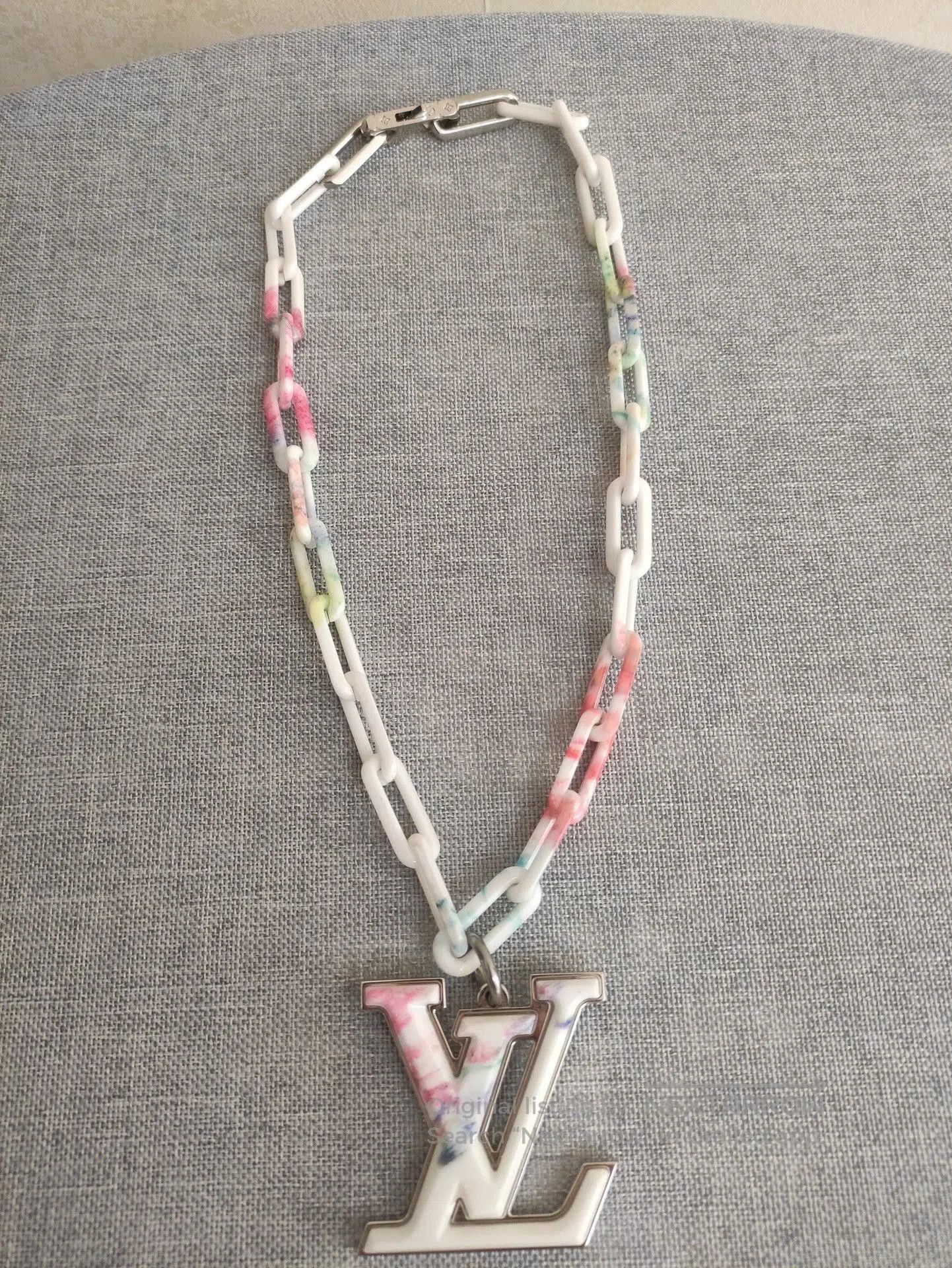 Louis Vuitton Louis Vuitton 20SS Ceramic Ink Logo Necklace. Size ONE SIZE - 2 Thumbnail