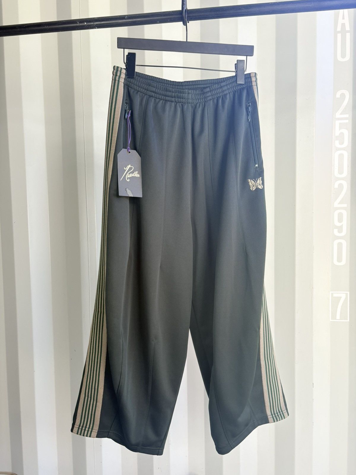 Pre-owned Needles Hd Wide Leg Track Pants