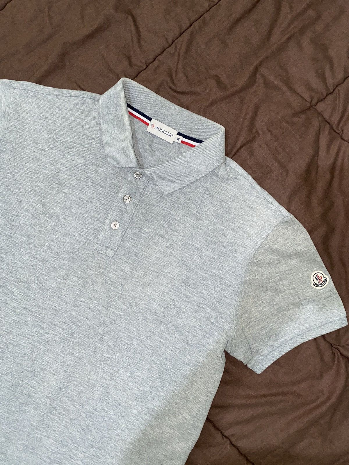 Moncler × Moncler Grenoble Moncler maglia polo grey Size US M / EU 48-50 / 2 - 1 Thumbnail