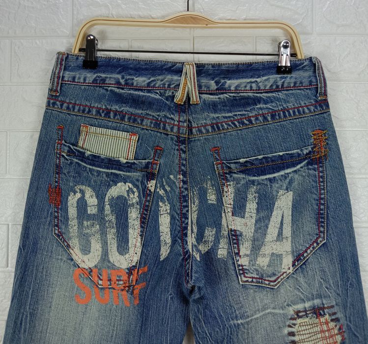 Japanese Brand Vintage Gotcha Patchwork Distressed Design Jeans | Grailed