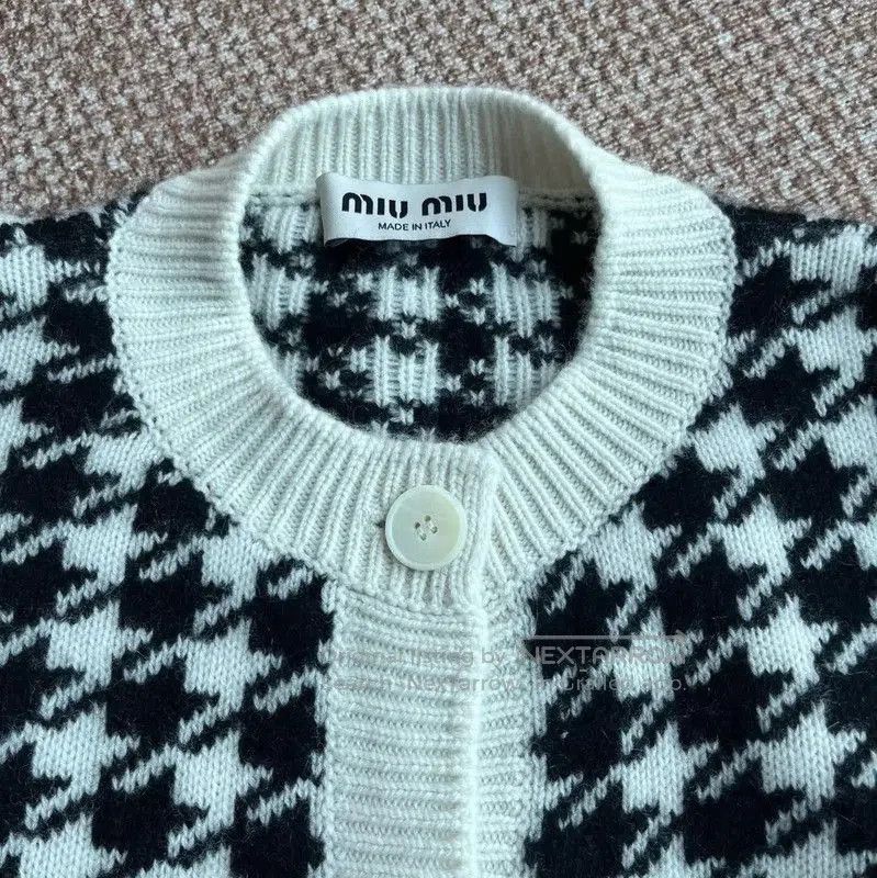 Miu Miu Miu Miu Multi-Color Wool Cardigan . Size M / US 6-8 / IT 42-44 - 3 Thumbnail