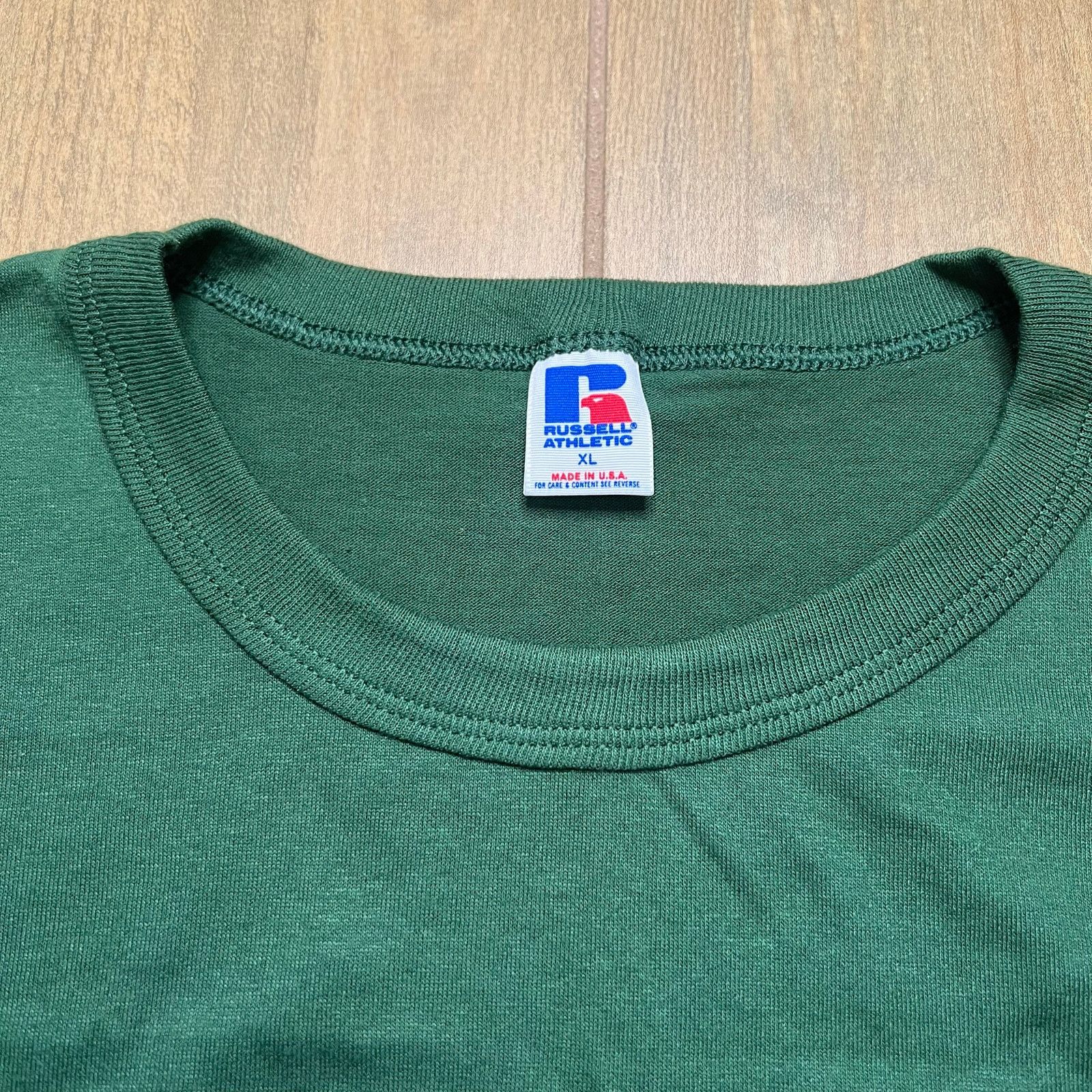 Russell Athletic Vintage Russell Athletic Delmar Furniture T Shirt USA XL Size US XL / EU 56 / 4 - 10 Thumbnail