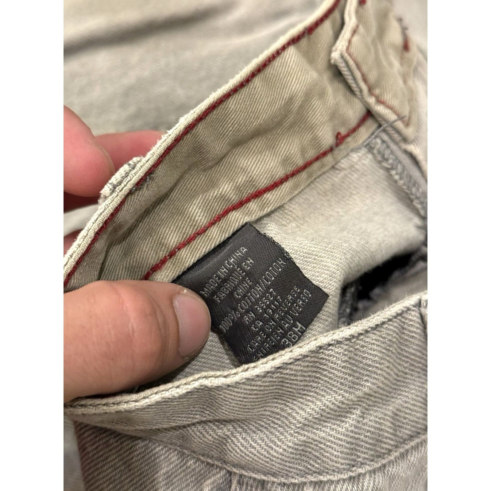 Vintage VINTAGE Girbaud Jeans Men 36x29 Cargo Pocket Denim 90s Hip Hop Baggy Straight Increase X Fit Carpenter Distressed No Size US 36 / EU 52 - 4 Thumbnail
