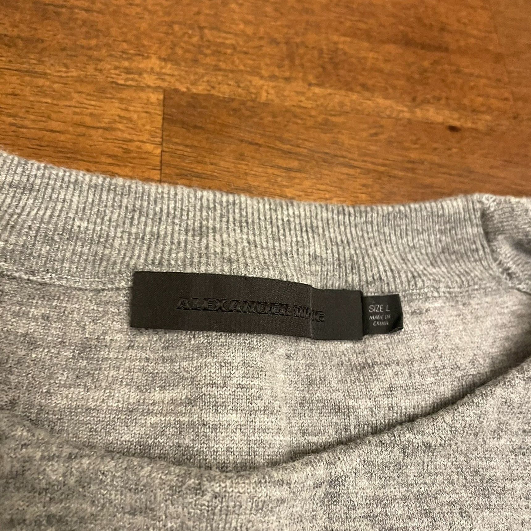 Alexander Wang Alexander Wang Sweater Wool Cashmere Gray Women L Crew Neck Pullover Knit Size L / US 10 / IT 46 - 3 Thumbnail