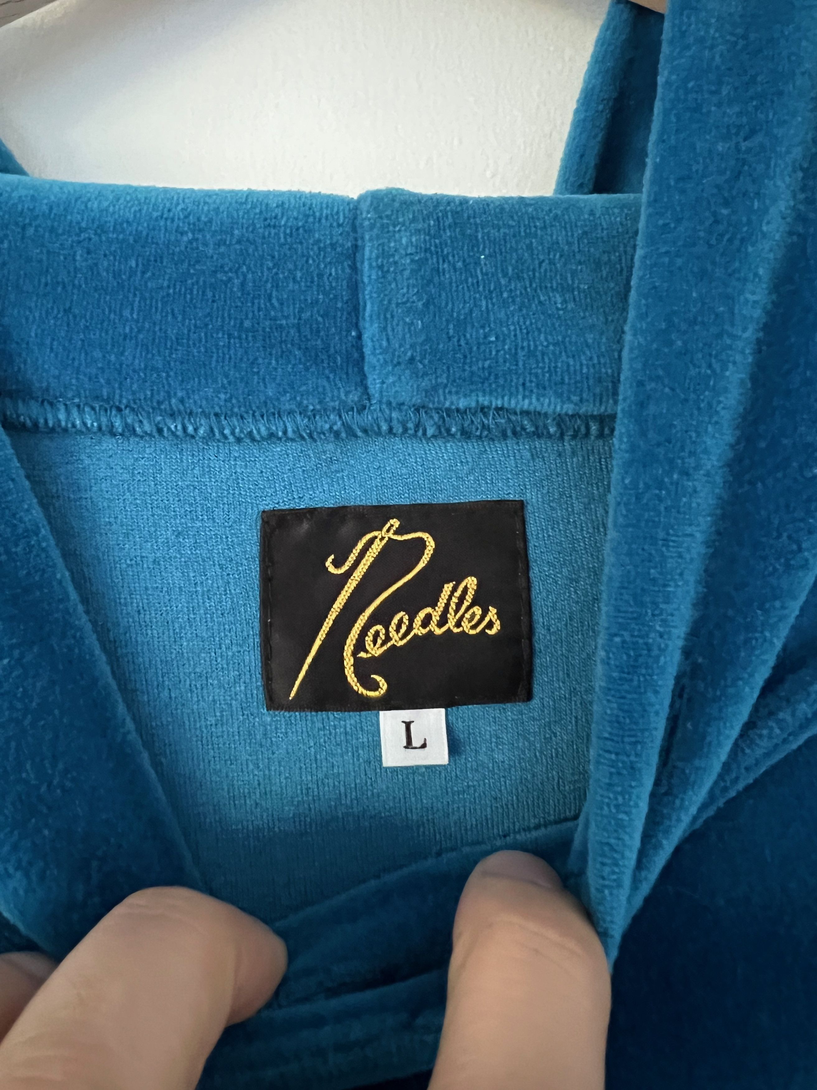 Needles Blue Hoodie Size US L / EU 52-54 / 3 - 2 Thumbnail