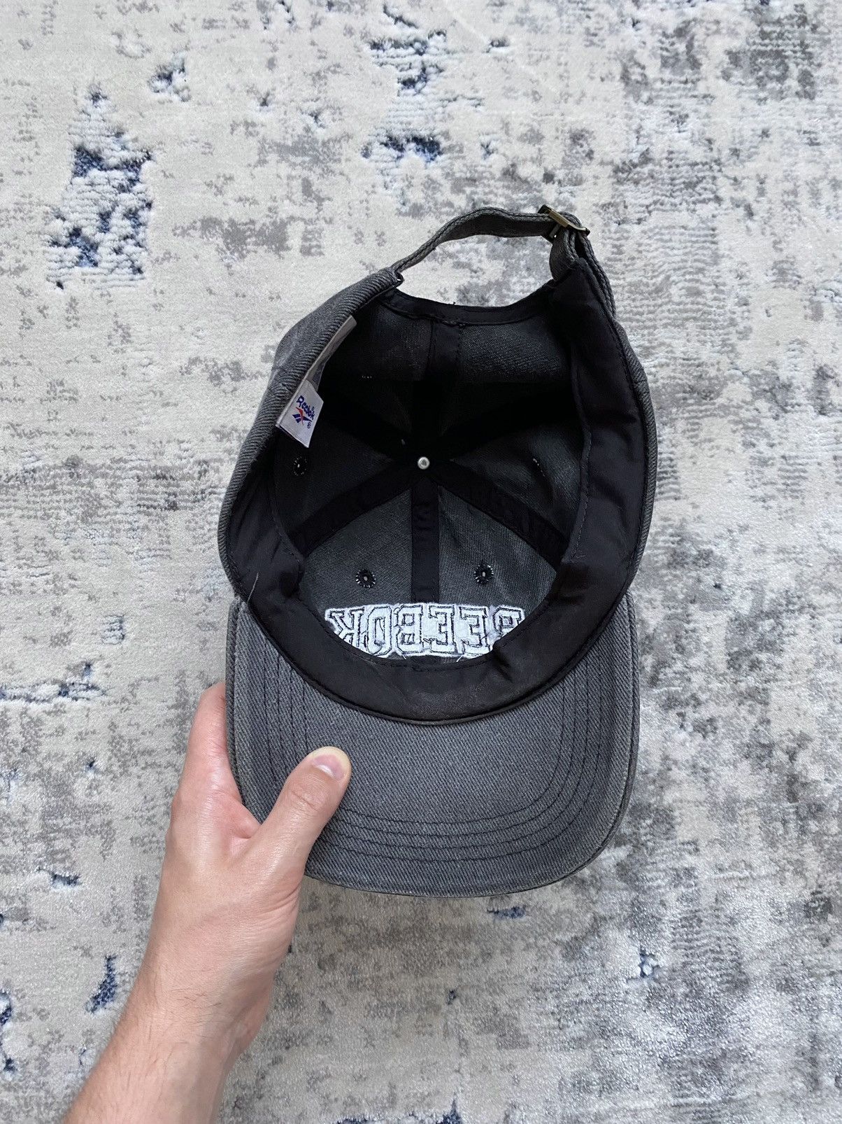 Reebok Vintage Reebok Faded Big Logo Hat Size ONE SIZE - 7 Thumbnail