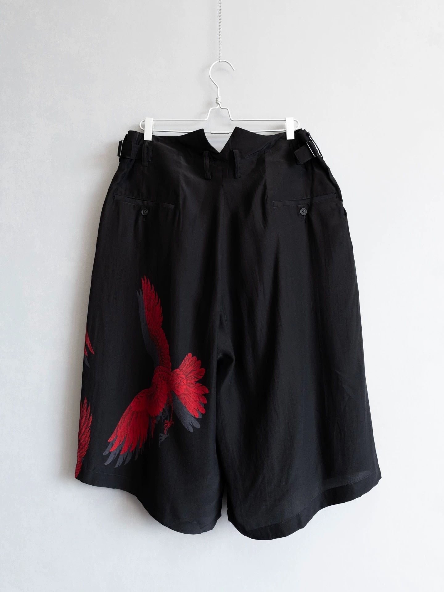 Yohji Yamamoto YOHJI YAMAMOTO 21AW Crow Silk Skirt-Pants Size 26" / US 2 / IT 38 - 1 Thumbnail