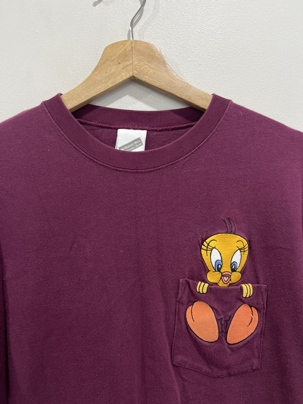 Vintage Vintage Tweety Bird Pocket Tee Shirt XS Size US L / EU 52-54 / 3 - 4 Thumbnail