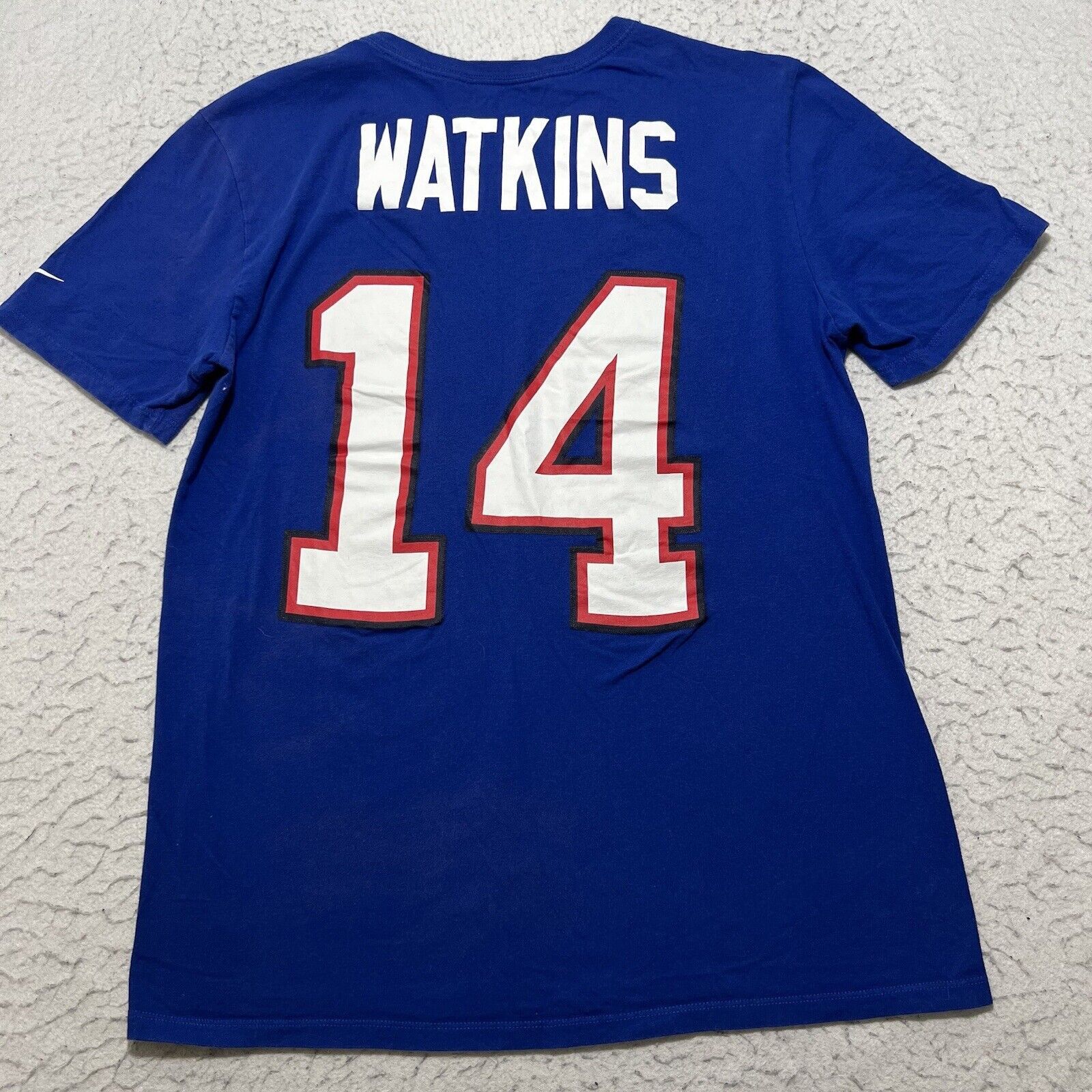 Nike Nike NFL Buffalo Bills #14 Watkins Graphic T Shirt Athletic Size US M / EU 48-50 / 2 - 4 Thumbnail