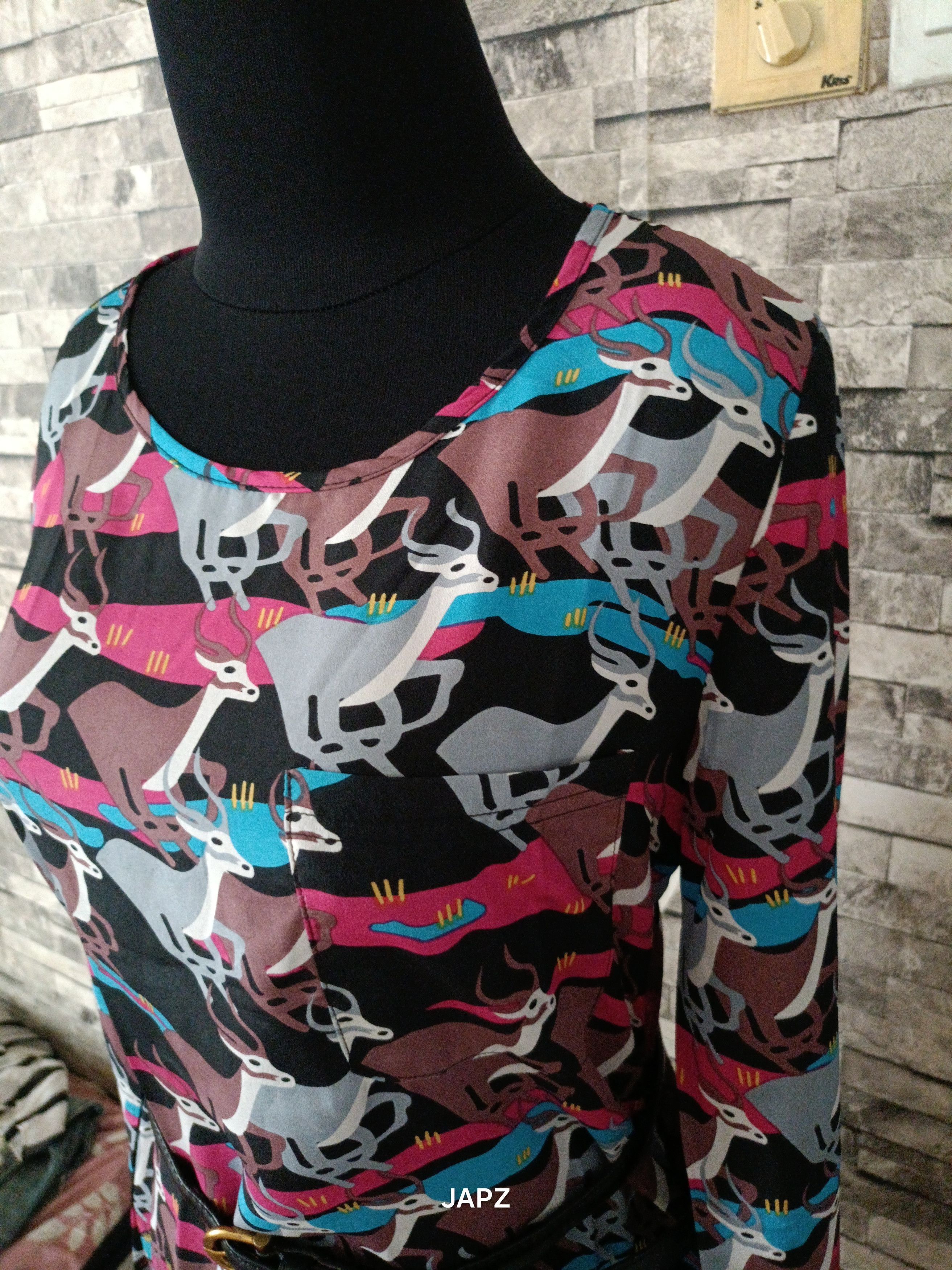 Marc by Marc Jacobs Marc by marc Jacobs silk deer print maxi dress Size S / US 4 / IT 40 - 3 Thumbnail