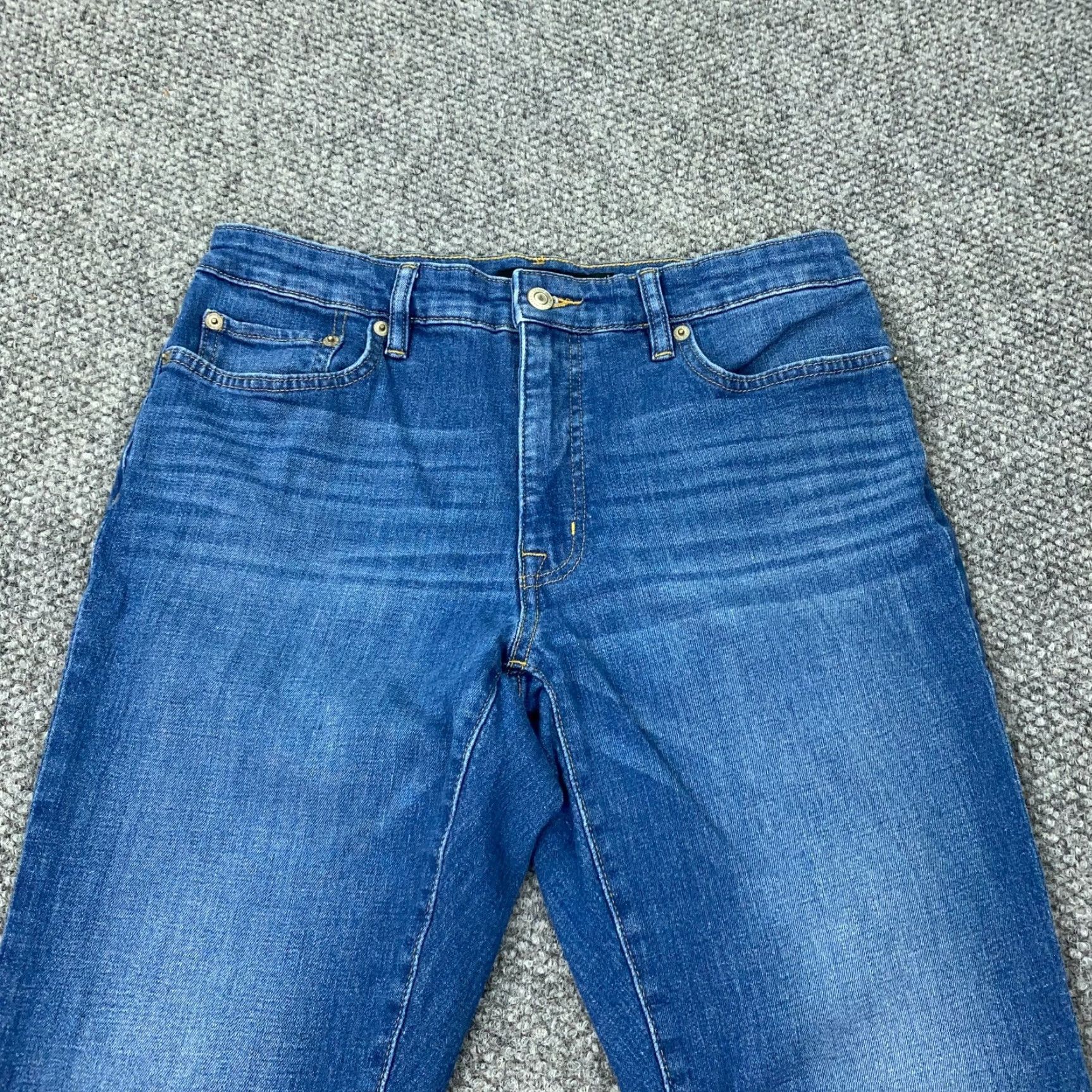 Ralph Lauren Ralph Lauren Jeans Womens Size 12 Blue Faded Stretch Mid Rise Tapered Size 32" / US 10 / IT 46 - 2 Thumbnail