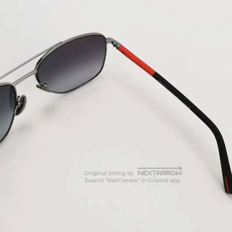 Prada Prada Logo Frame Sunglasses with Side Branding. Size ONE SIZE - 5 Thumbnail