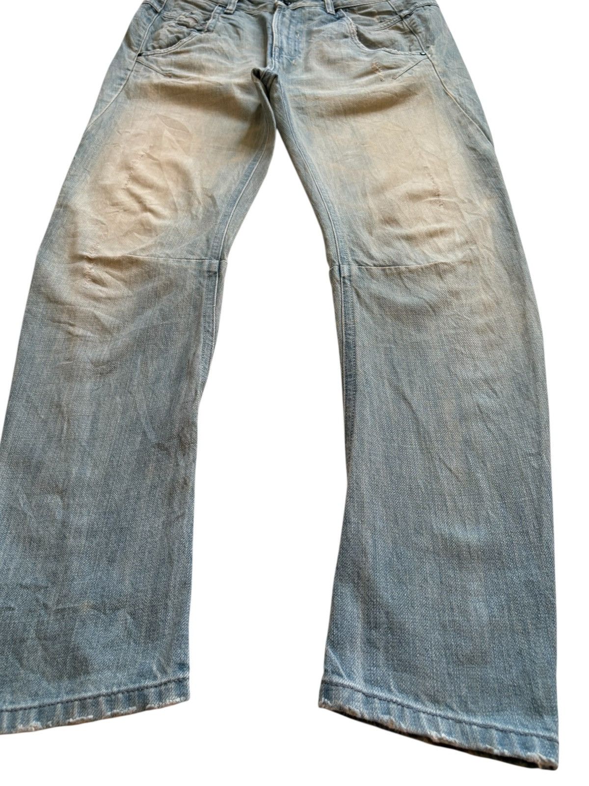 Diesel Vintage Diesel Fayza Mud Wash Curved Leg Jeans Size US 31 - 7 Thumbnail