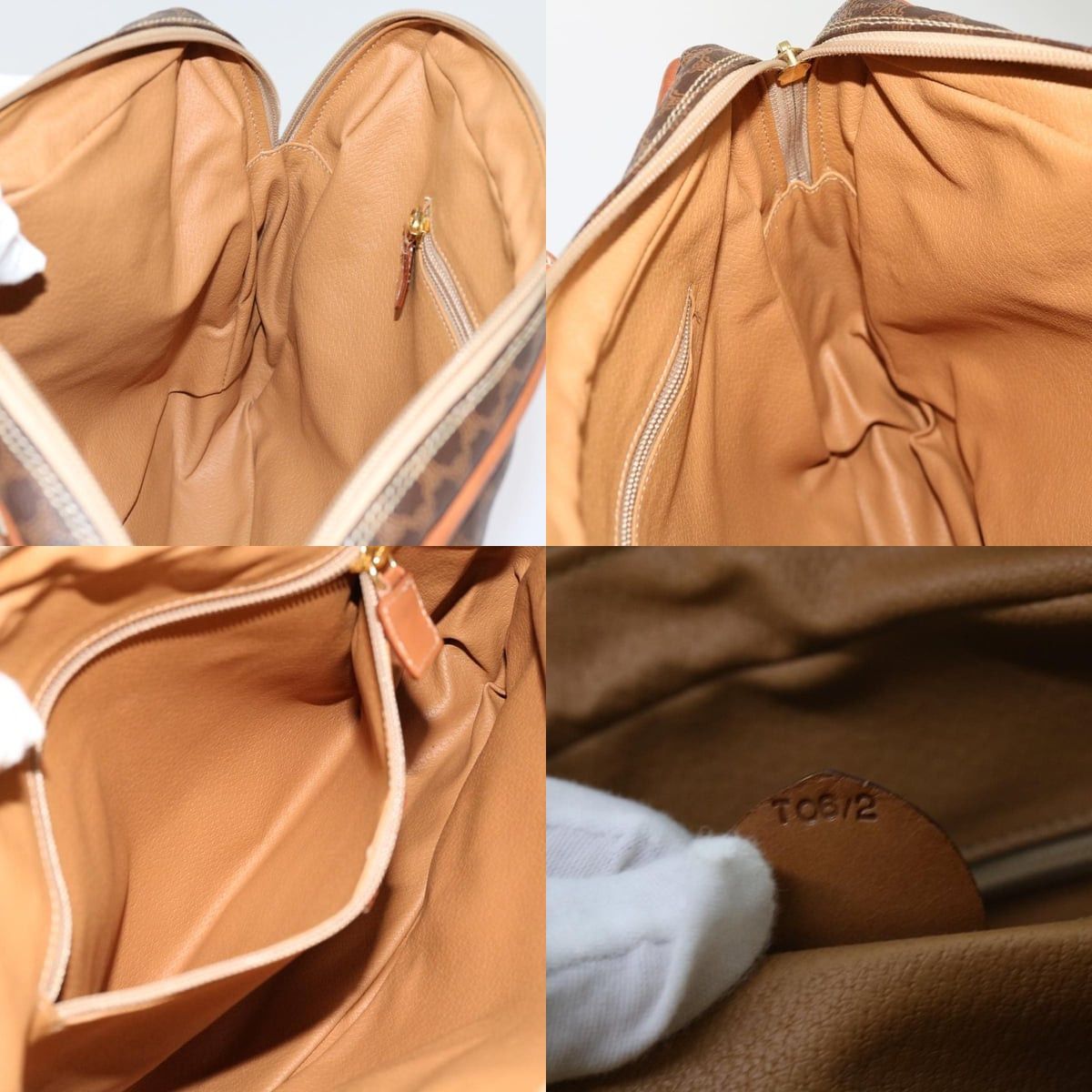 Celine CELINE Macadam Canvas Shoulder Bag Pvc Brown Size ONE SIZE - 12 Thumbnail