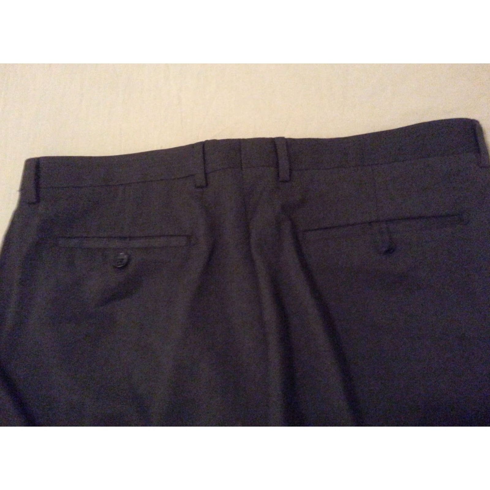 Banana Republic Banana Republic Dress Pants Wool Gray 36x34 36x32 Mens Regular Inseam 34 Slacks Chino Trouser Pants Size 34 Gray Mens Size US 34 / EU 50 - 3 Thumbnail