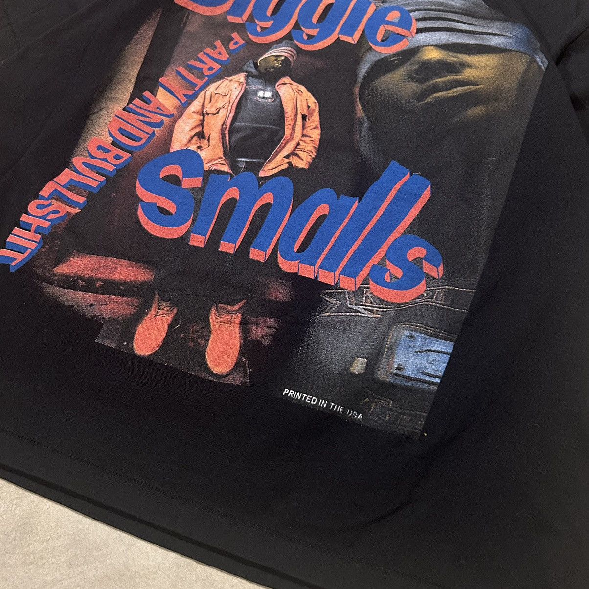 Rap Tees × Vintage Crazy Vintage 90s Biggie Smalls Party and Bullshit Rap Tee Size US XL / EU 56 / 4 - 3 Thumbnail