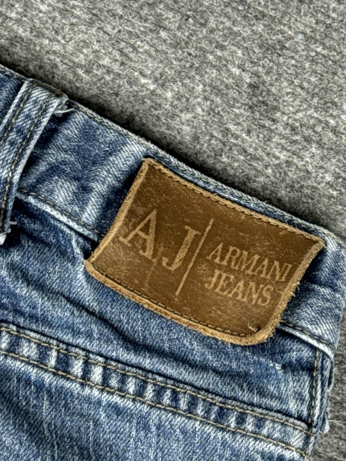 Armani × Vintage Vintage Armani straight fit denim jeans Size US 30 / EU 46 - 13 Thumbnail
