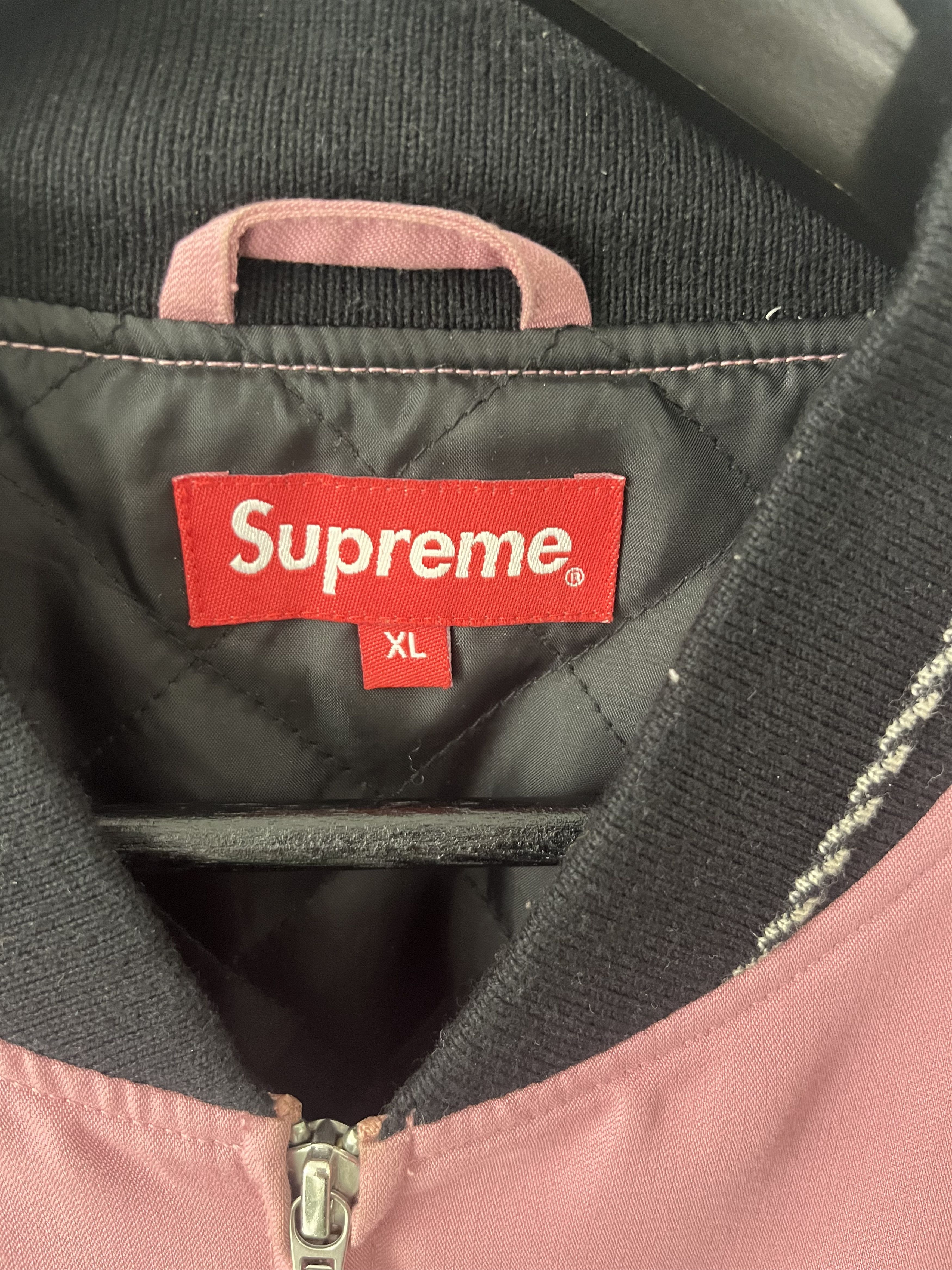 Supreme Supreme Diamond Rayon Bomber Size US XL / EU 56 / 4 - 8 Thumbnail