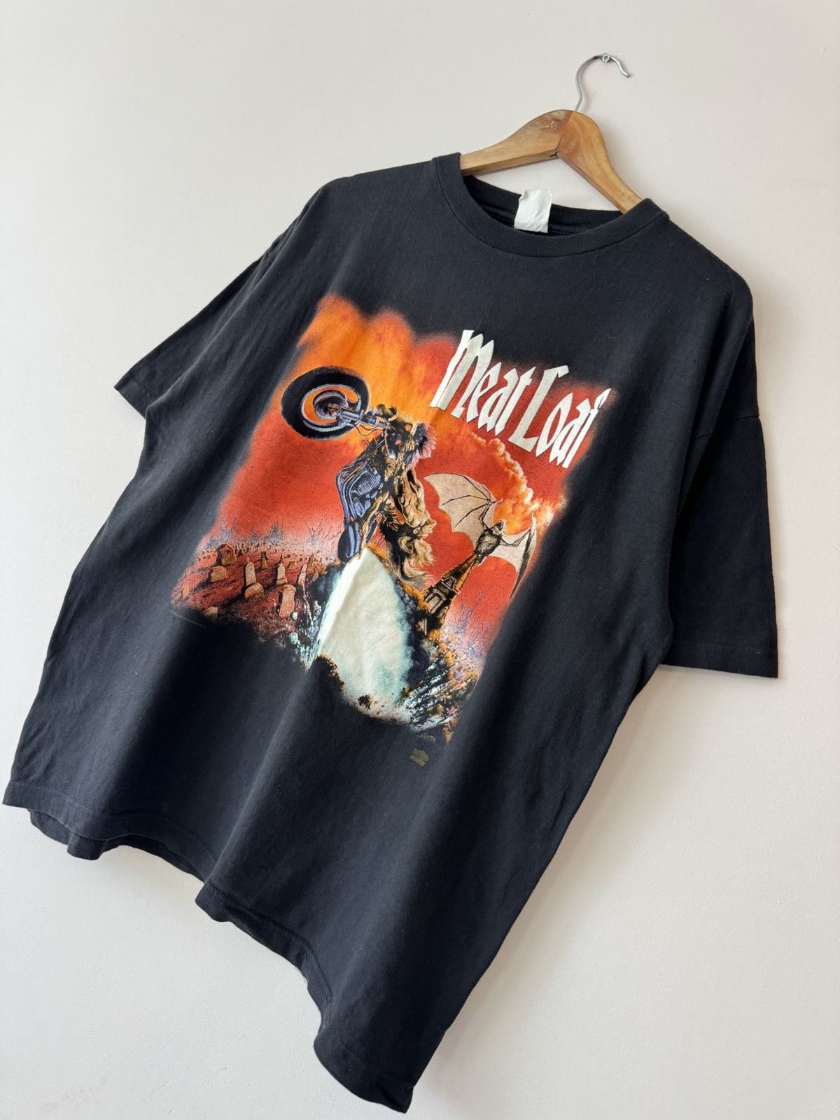 Band Tees Vintage Meat Loaf 1994 Bat Out Of Hell Shirt Rock T-shirt Size US XXL / EU 58 / 5 - 3 Thumbnail
