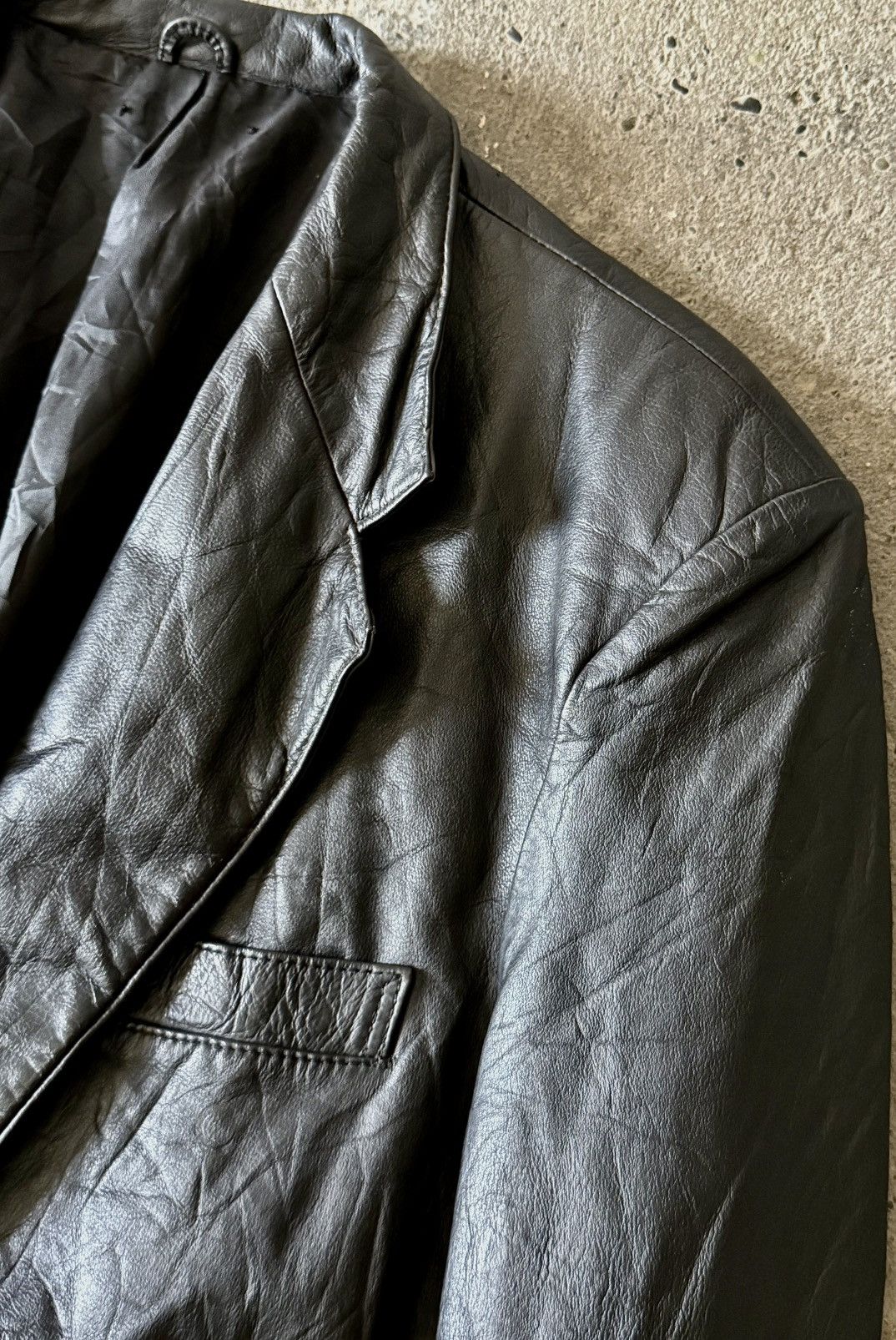 Gucci Gucci - Tom Ford - Leather Blazer Size US M / EU 48-50 / 2 - 4 Thumbnail