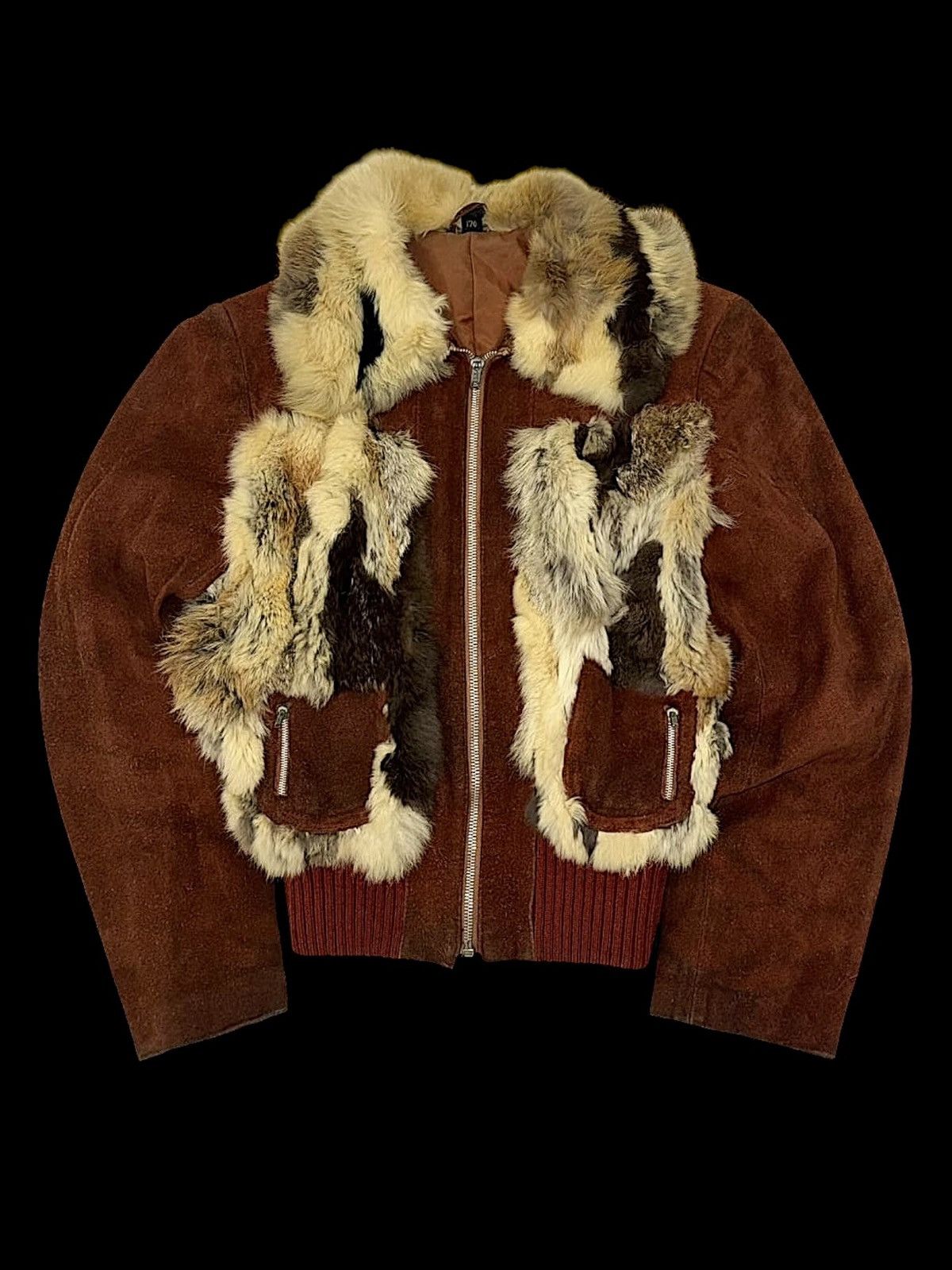 Designer × Japanese Brand × Vintage Suede fur leather vintage jacket Size S / US 4 / IT 40 - 1 Thumbnail