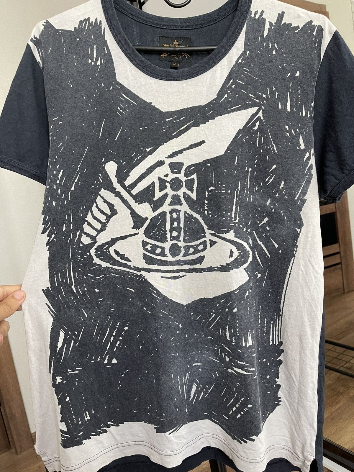 Vivienne Westwood Vivienne Westwood Anglomania Scribble Arm Cutlass T-Shirt Size US M / EU 48-50 / 2 - 5 Thumbnail