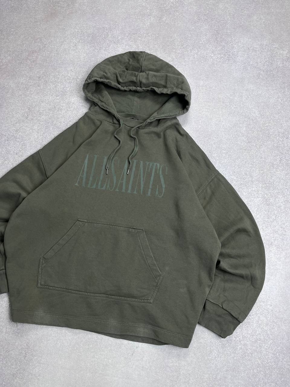 Allsaints × Vintage VINTAGE ALLSAINTS BIG LOGO HEAVY COTTON HOODIE M Size US M / EU 48-50 / 2 - 2 Thumbnail