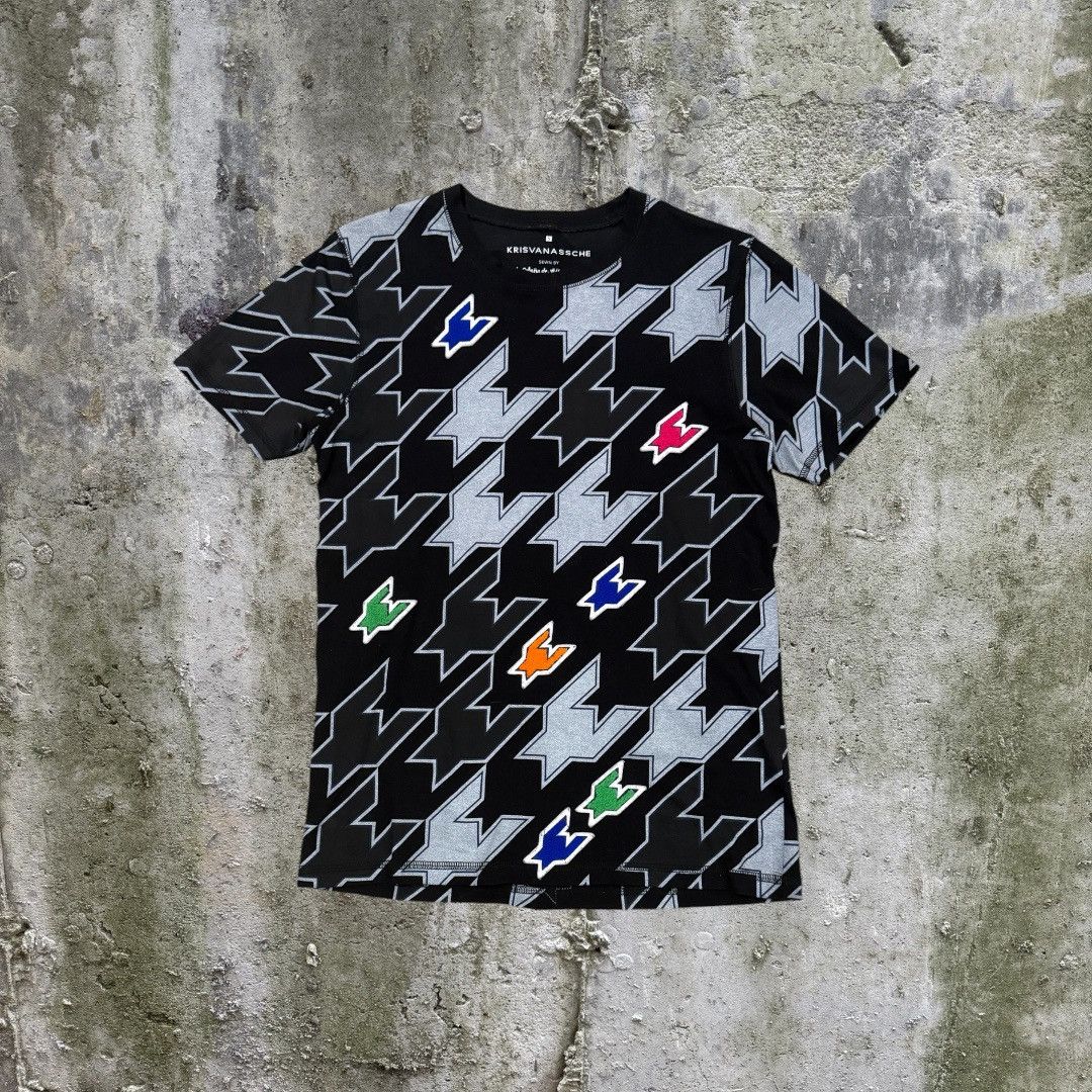 Kris Van Assche Kris Van Assche Houndstooth Tee Size US S / EU 44-46 / 1 - 1 Thumbnail