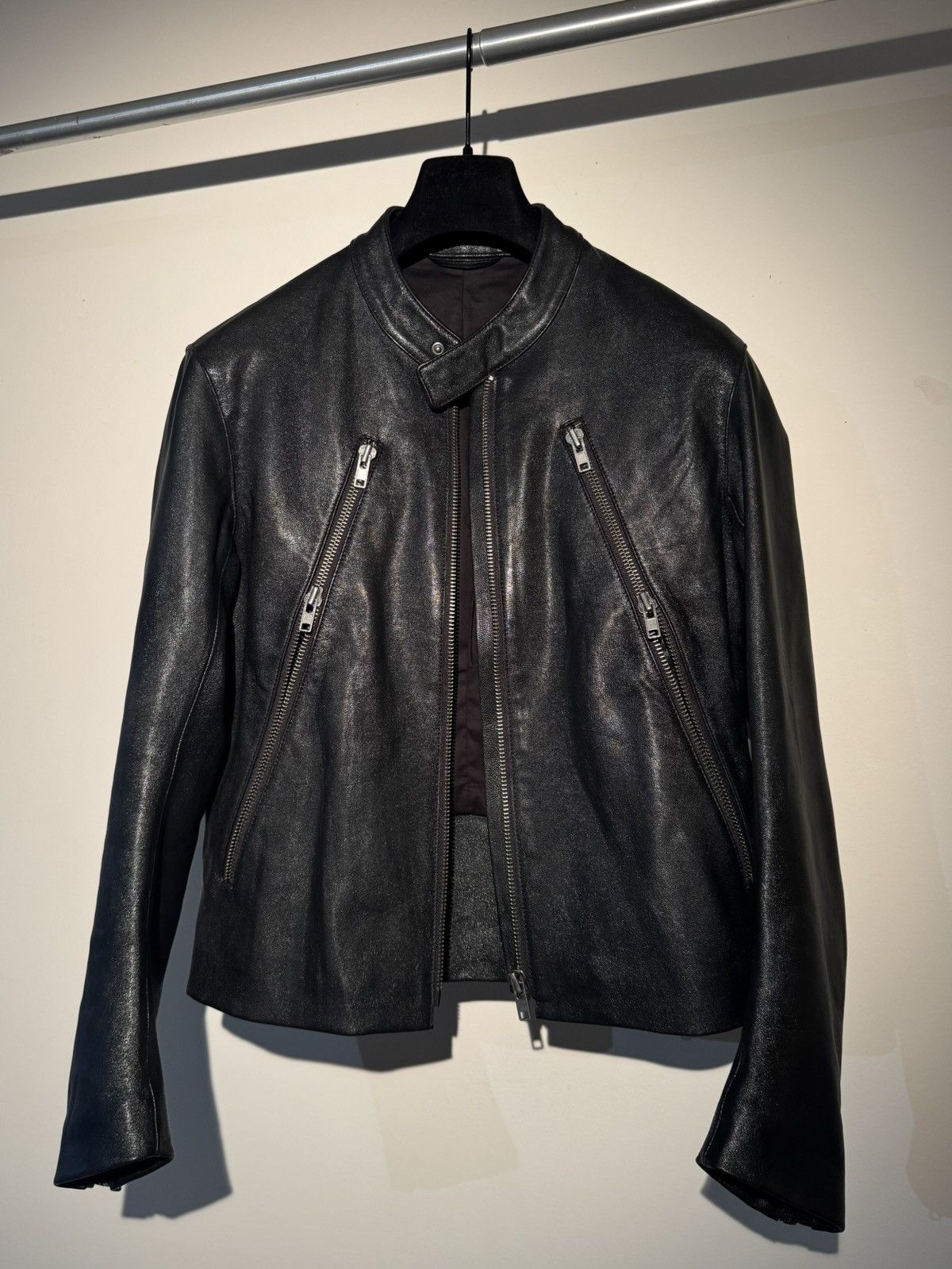 Maison Margiela Maison Martin Margiela Archival 5-Zip Leather Jacket (AW07) Size US M / EU 48-50 / 2 - 17 Thumbnail