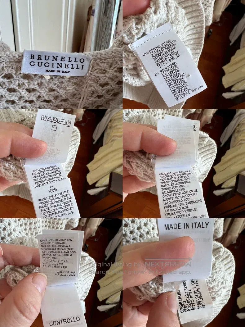 Brunello Cucinelli Brunello Cucinelli Sequin Knit Hoodie Size M / US 6-8 / IT 42-44 - 6 Thumbnail