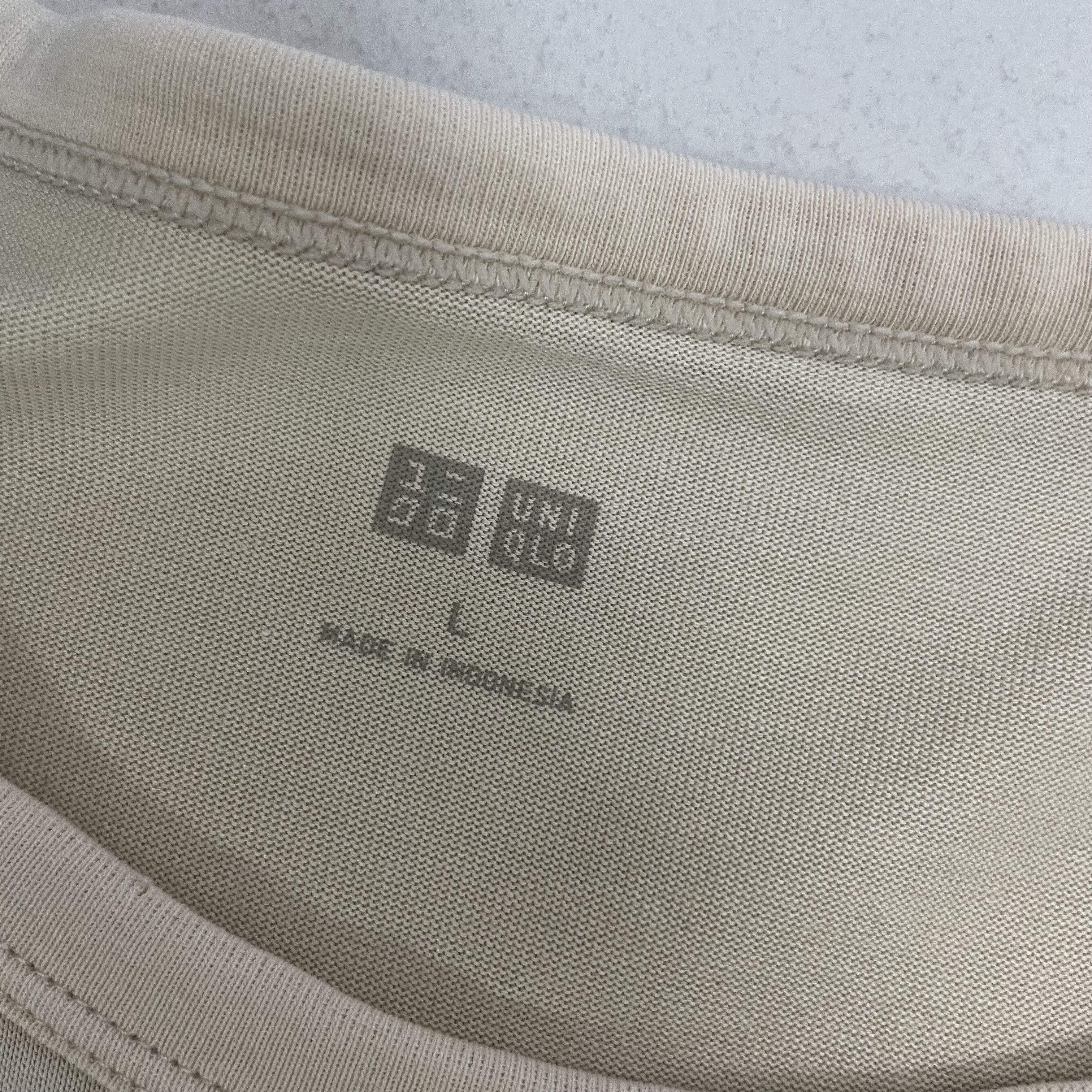 Japanese Brand × Uniqlo UNIQLO AIRISM SUPIMA COTTON TSHIRT JAPAN BASIC TEE COMFORT Size US L / EU 52-54 / 3 - 3 Thumbnail