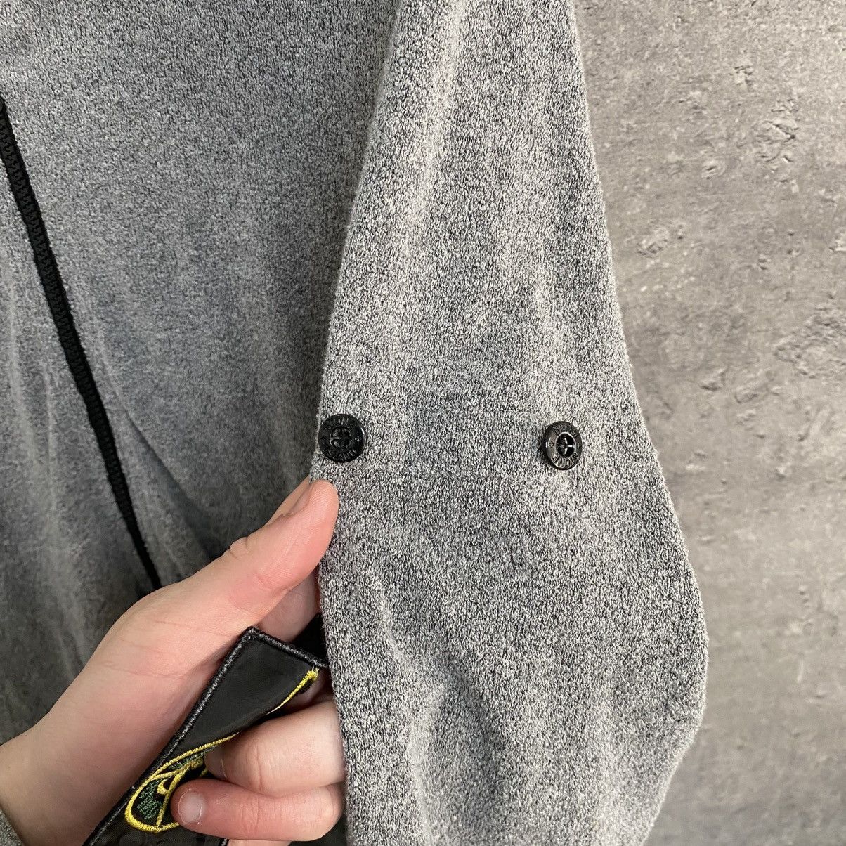 Stone Island Stone Island Zip Hoodie Grey Size L Size US L / EU 52-54 / 3 - 7 Thumbnail