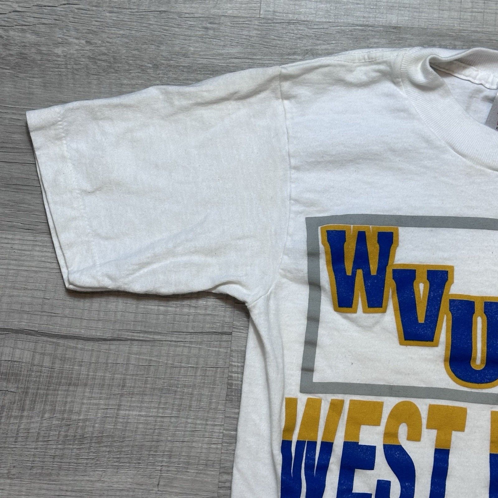 Other Vintage 90s 1991 WVU West Virginia Mountaineers Graphic Tee Size US S / EU 44-46 / 1 - 6 Thumbnail