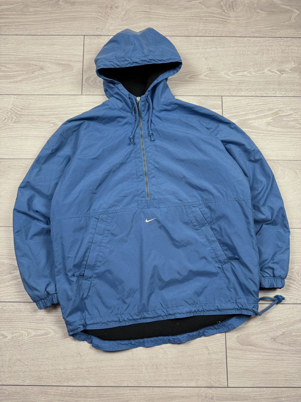 Nike Vintage 90s Nike Anorak Center Small Logo Swoosh S sz Size US S / EU 44-46 / 1 - 1 Thumbnail