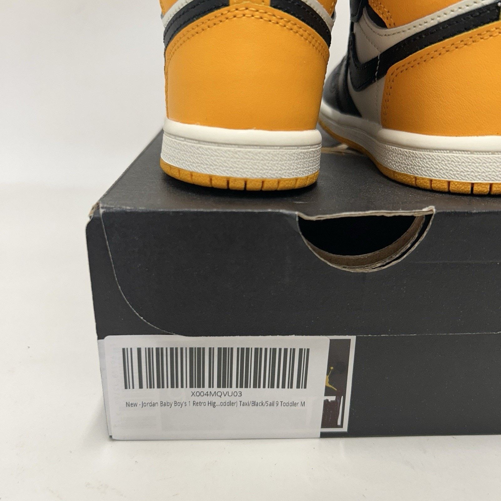 Nike Nike Air Jordan 1 Retro High OG TD “Taxi/Yellow Toe” Size US 9 / EU 42 - 5 Thumbnail