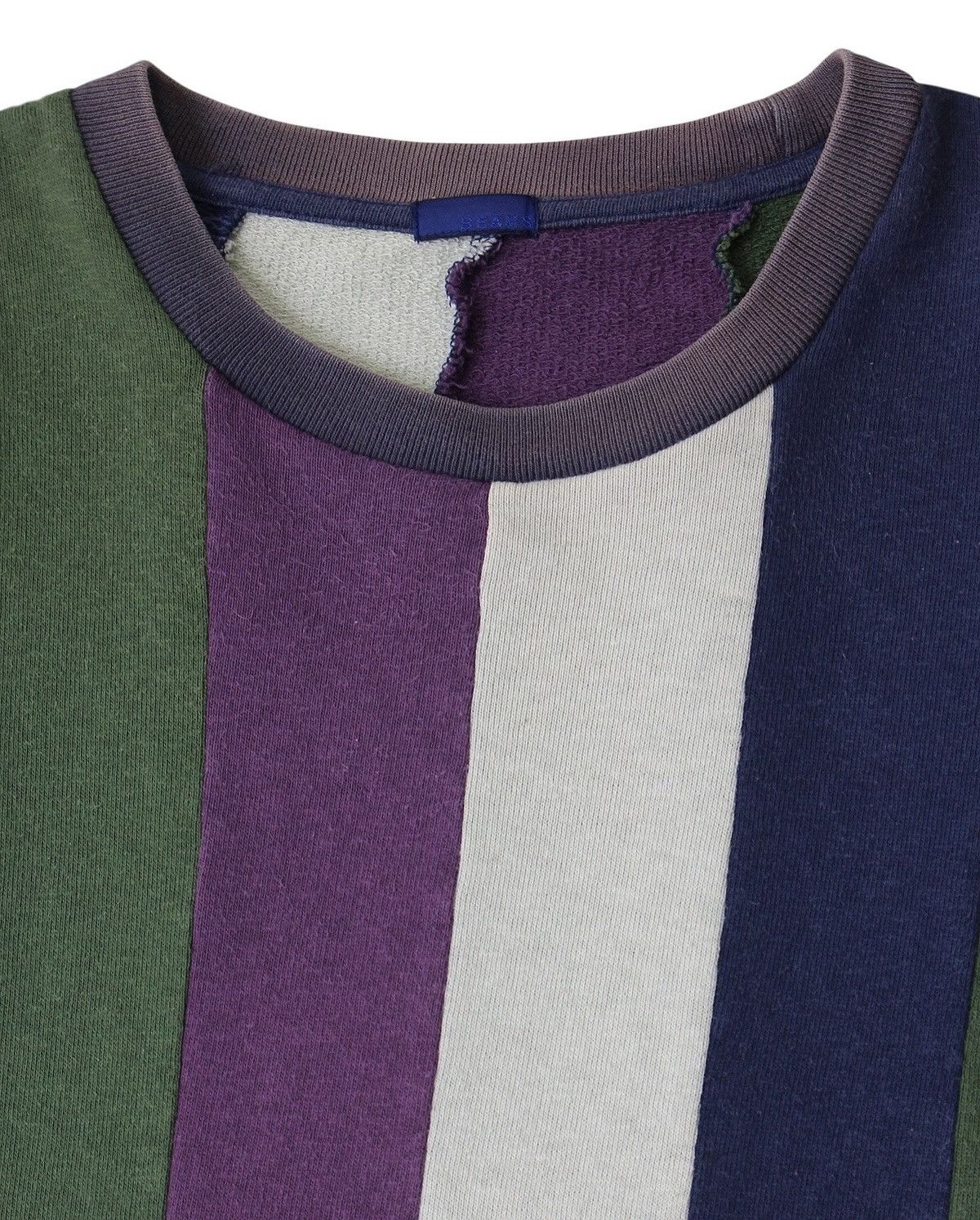 Beams Plus 2000S BEAMS MULTICOLOR STRIPED PATCHWORK LONG SLEEVE Size US L / EU 52-54 / 3 - 2 Thumbnail