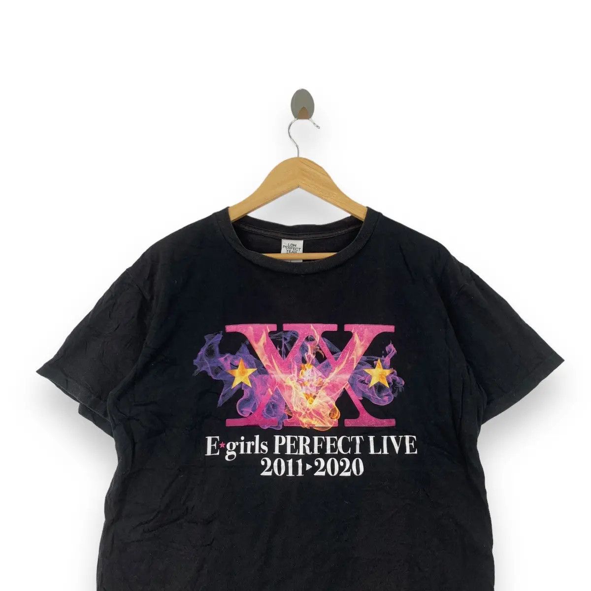 Vintage E-GIRLS EXILE GIRLS Japan Idol Dance Group Last Tour Tee Size US L / EU 52-54 / 3 - 2 Thumbnail