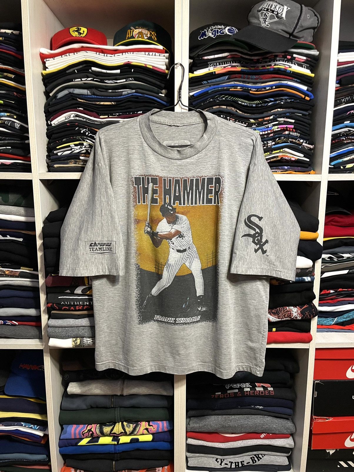 MLB Vintage 90s Chicago White Sox Frank Thomas MLB T-Shirt Size US L / EU 52-54 / 3 - 1 Thumbnail