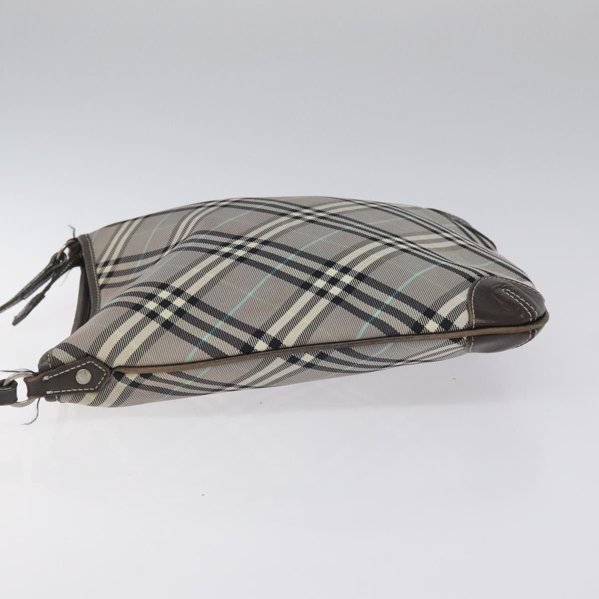 Burberry Burberry Nova Check Blue Label Shoulder Bag Nylon Gray Size ONE SIZE - 4 Thumbnail