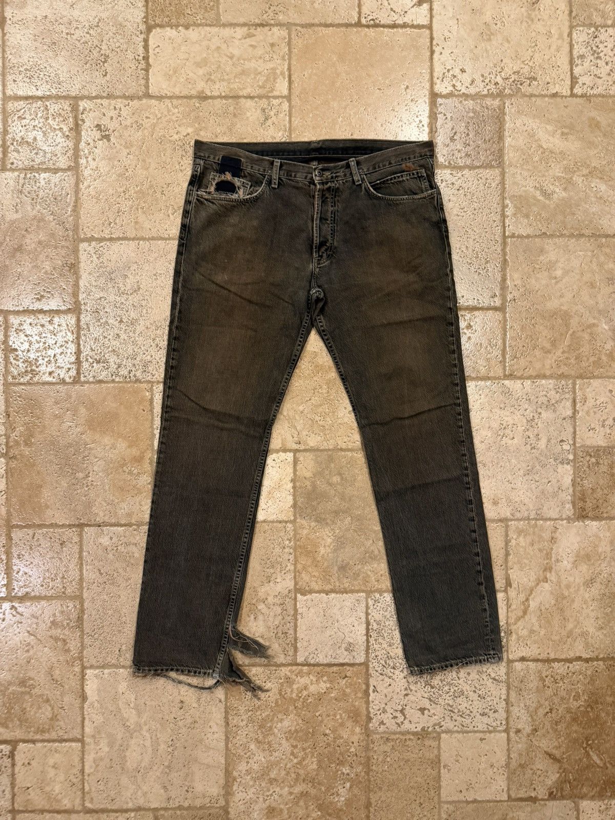 Rick Owens Slab Jeans | Grailed