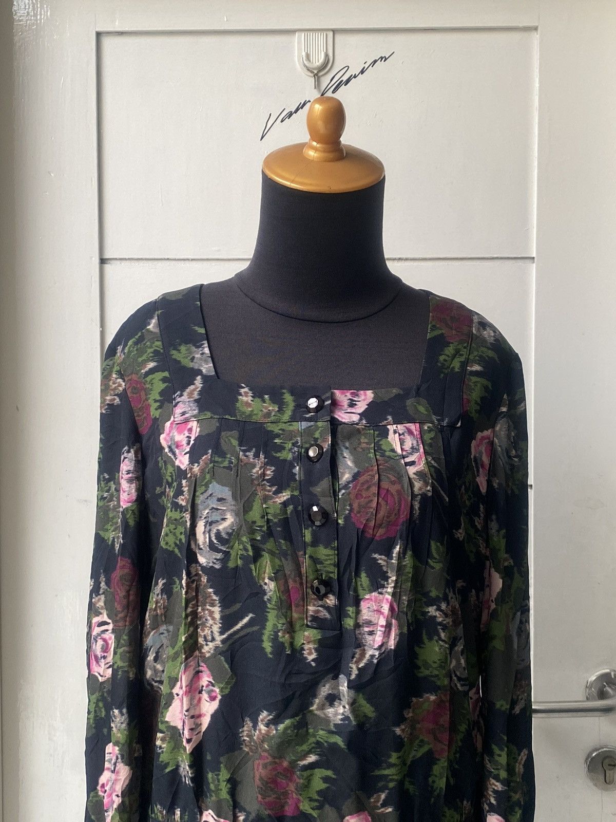 Anna Sui ANNA SUI Flower Motive Dress Size S / US 4 / IT 40 - 2 Thumbnail
