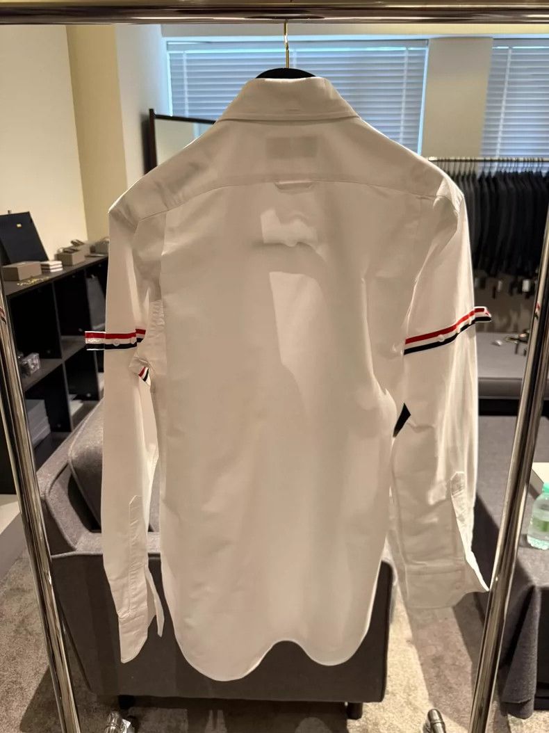 Thom Browne Thom Browne Classic double-sleeved shirt 2505-Nextarrow Size US XL / EU 56 / 4 - 2 Thumbnail