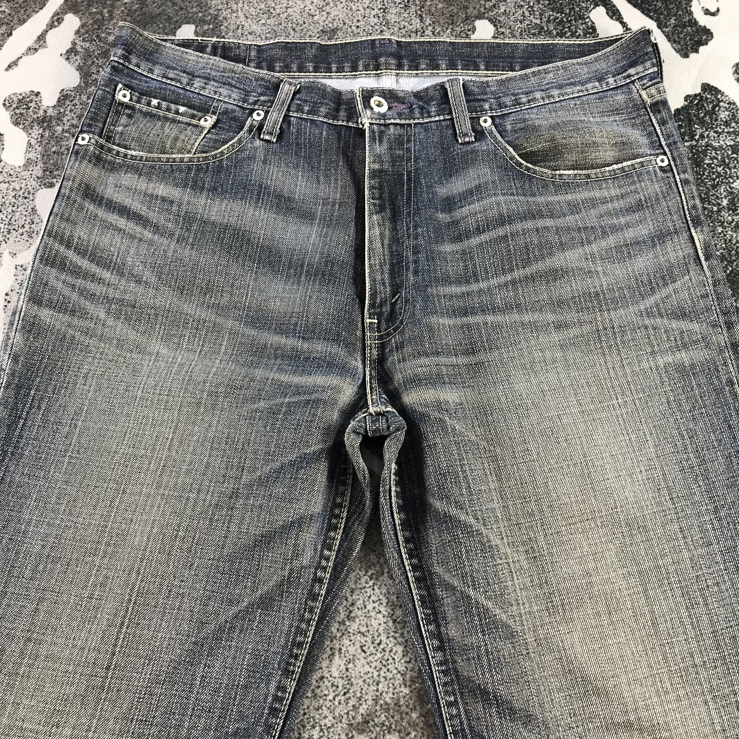 Levi's Vintage Levis 507 Jeans Faded Blue Denim KJ3363 Size US 36 / EU 52 - 3 Thumbnail