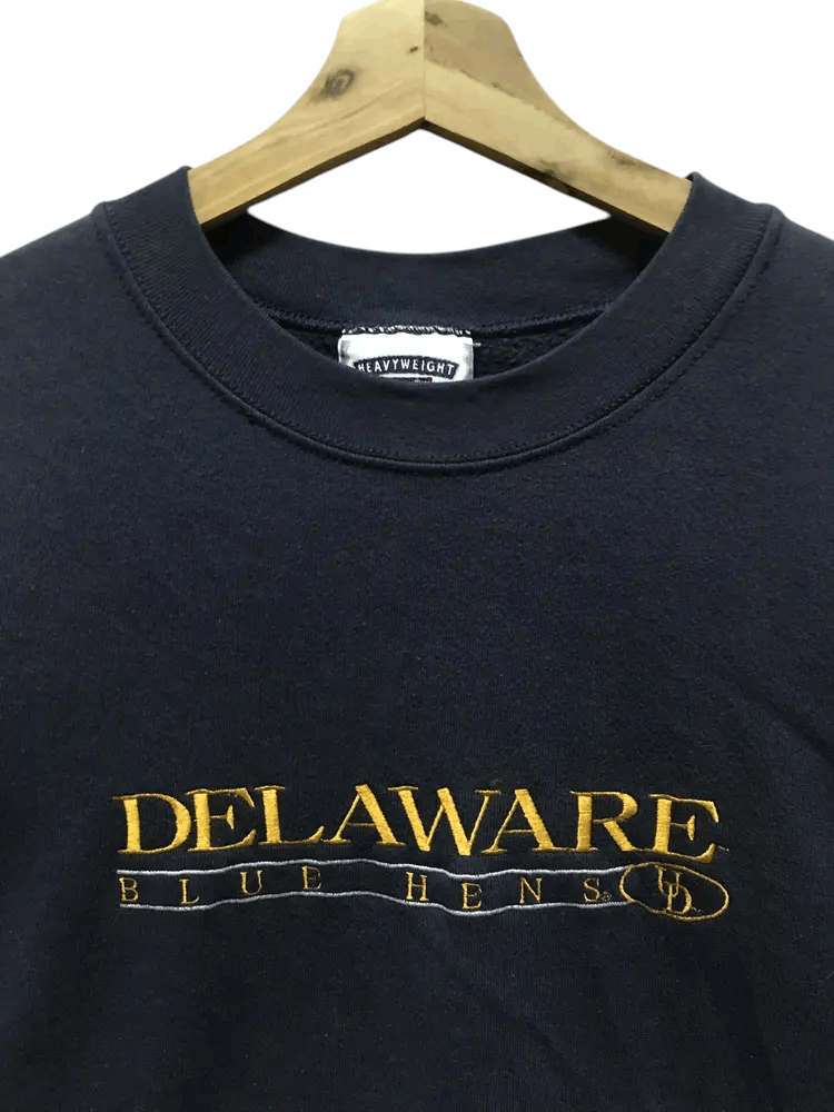 Lee Vintage 90's Delaware Blue Hens Football Club Sweatshirts Size US XL / EU 56 / 4 - 3 Thumbnail