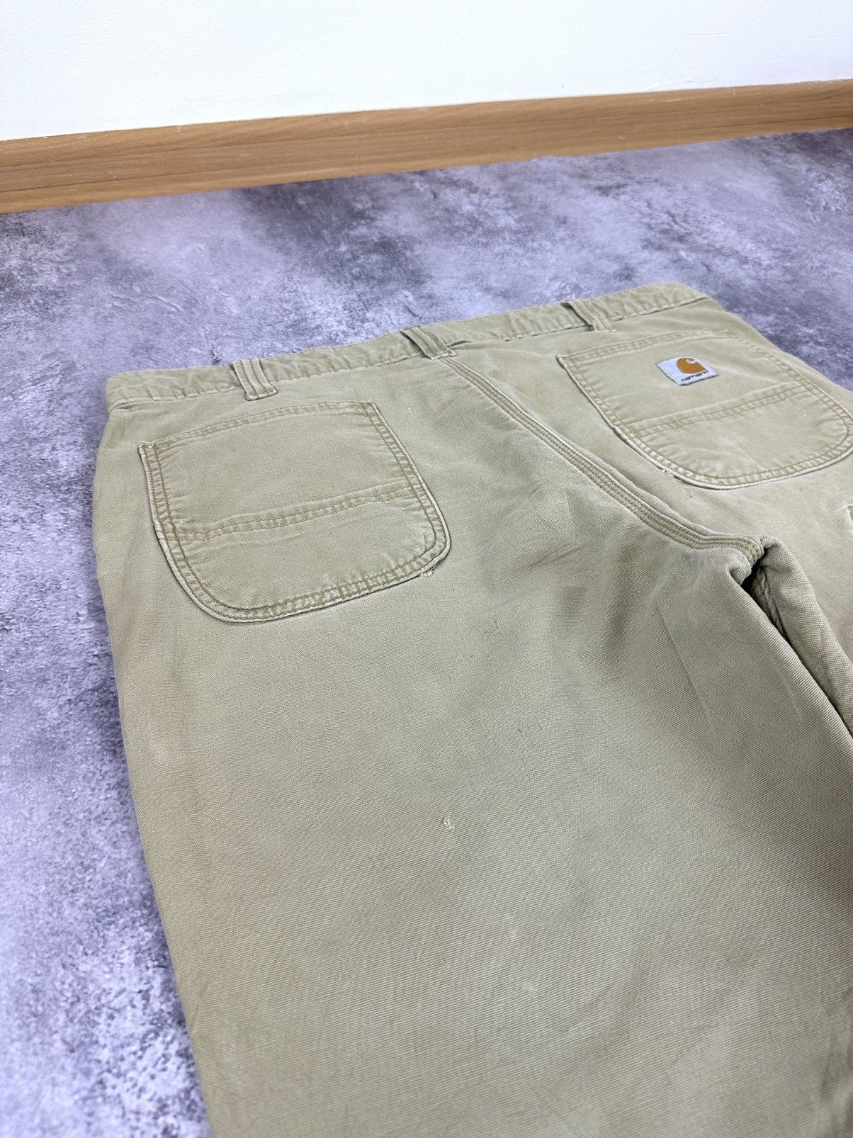 Carhartt Vintage Carhartt Lined Cargo Carpenter USA Baggy Work Pants Size US 38 / EU 54 - 7 Thumbnail